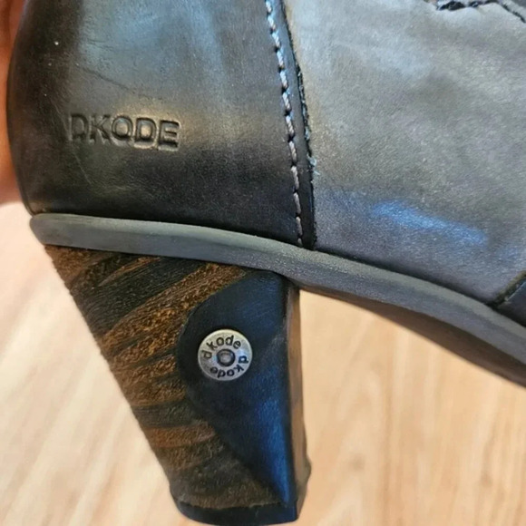 Dkode Women's Boho Leather Vintage Style Zippered Retro Ankle Boots Size EU 38. - Picture 13 of 15